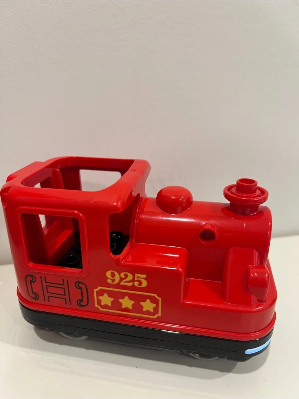 LEGO DUPLO Motorized Battery Powered Steam Train Set with Figure & Tracks